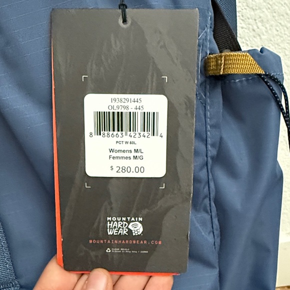 NWT Mountain Hard-wear Backpacking Bag  50L - Picture 4 of 6